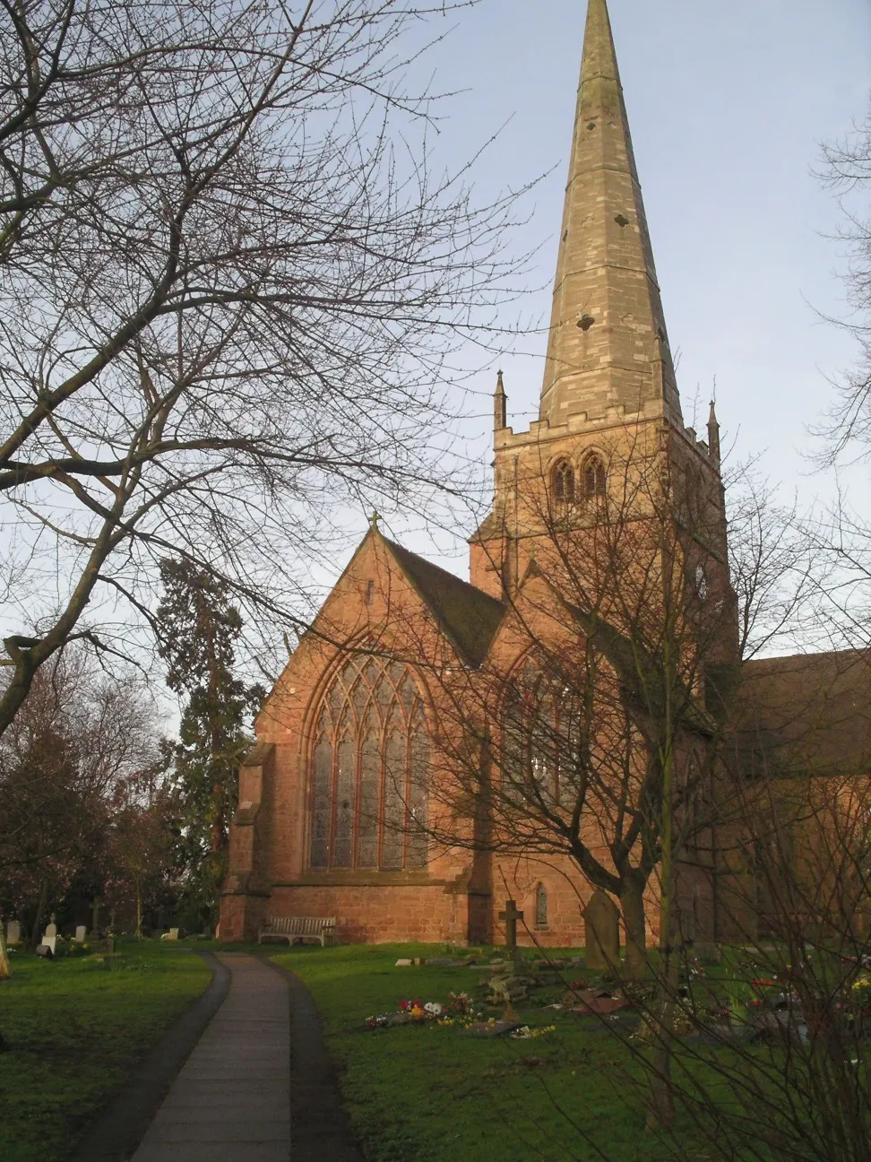 St Alphege Church, Solihull, the local landmark of B91