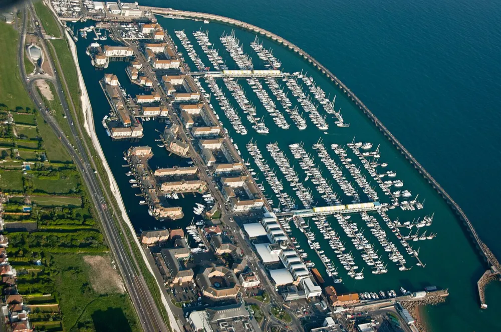 Brighton Marina, the local landmark of BN2