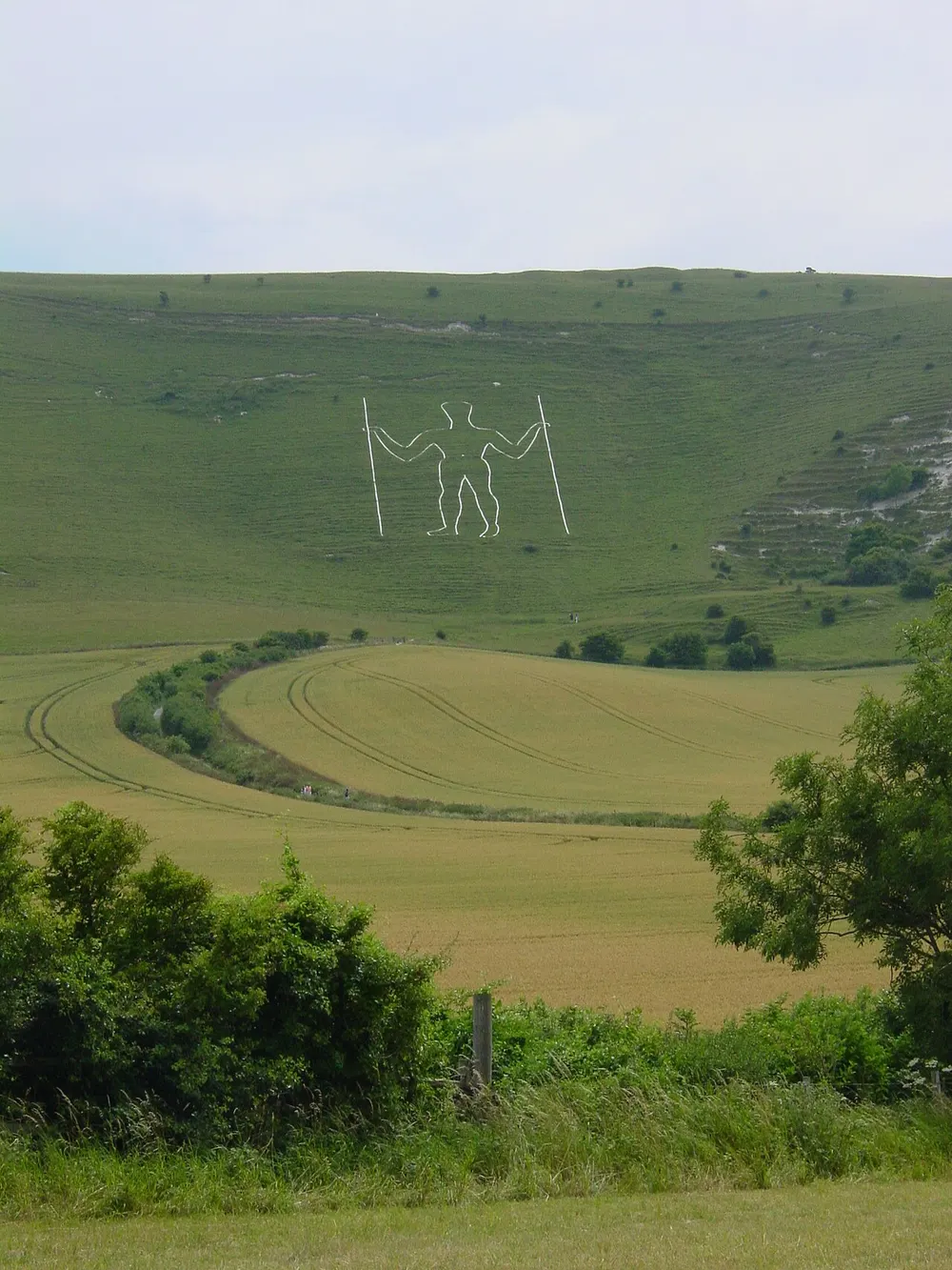 Long Man of Wilmington, the local landmark of BN26