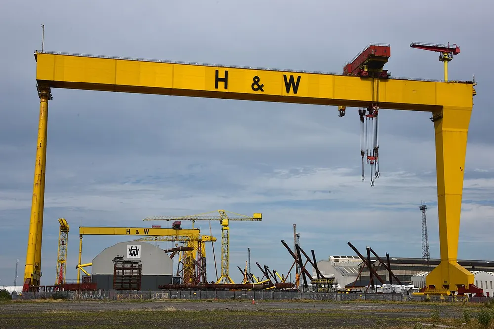 Samson and Goliath (cranes), the local landmark of BT3