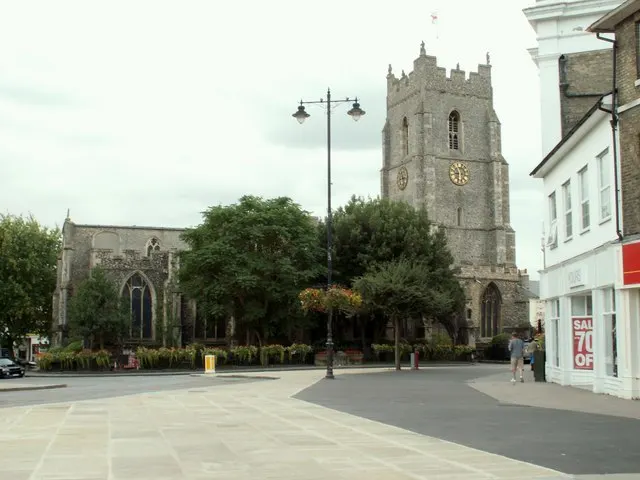 St Peter's Church, Sudbury, the local landmark of CO10