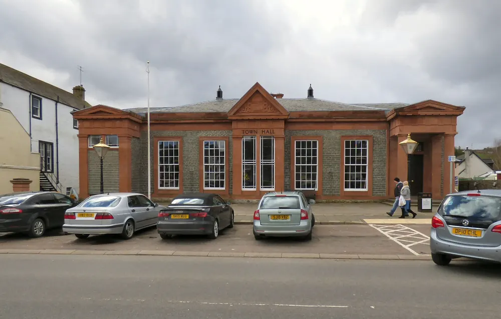 Moffat Town Hall, the local landmark of DG10