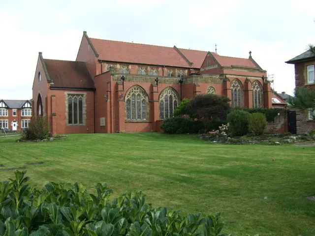 Church of St Stephen on-the-Cliffs, Blackpool, the local landmark of FY2