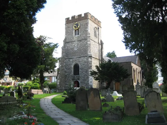 St Margaret of Antioch, Edgware, the local landmark of HA8