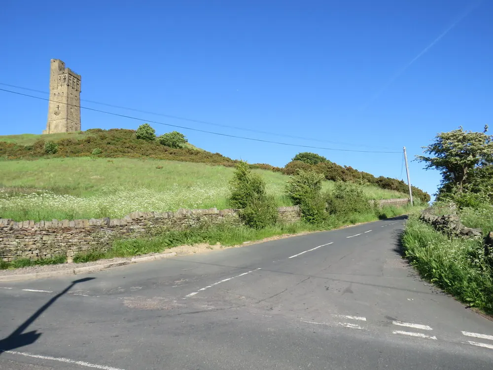 Castle Hill, Huddersfield, the local landmark of HD4