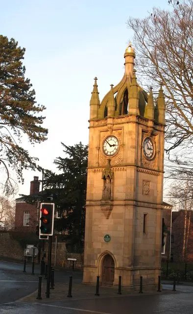 Victoria Clock Tower, Ripon, the local landmark of HG4