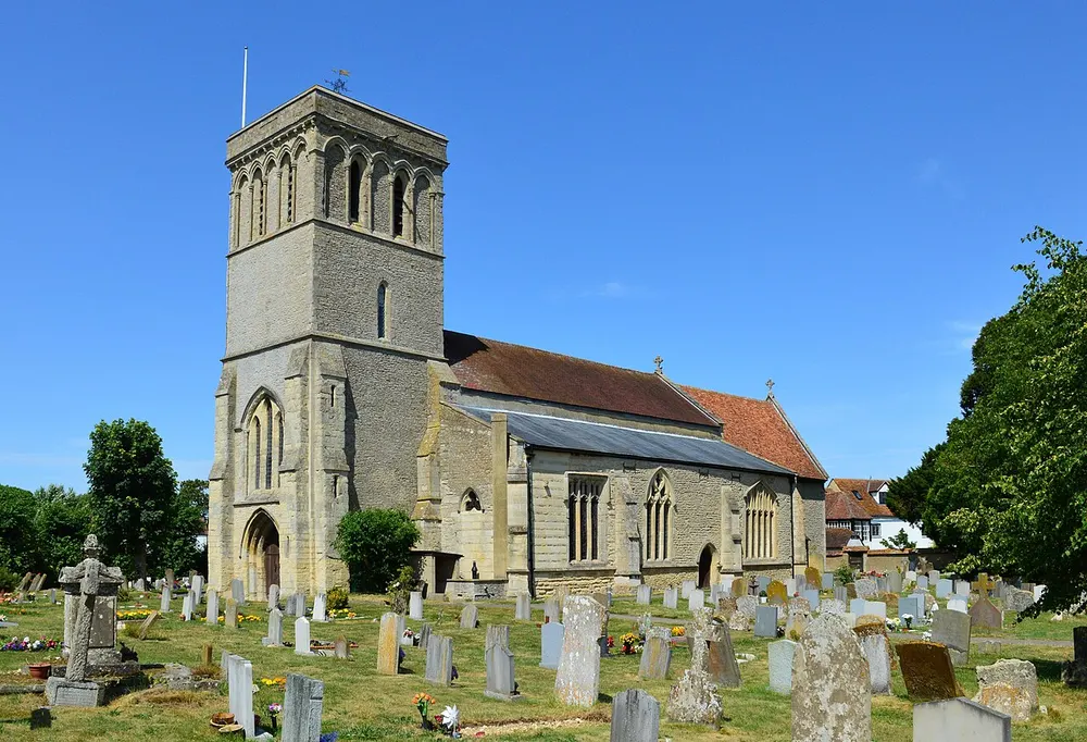 St Mary's Church, Haddenham, the local landmark of HP17