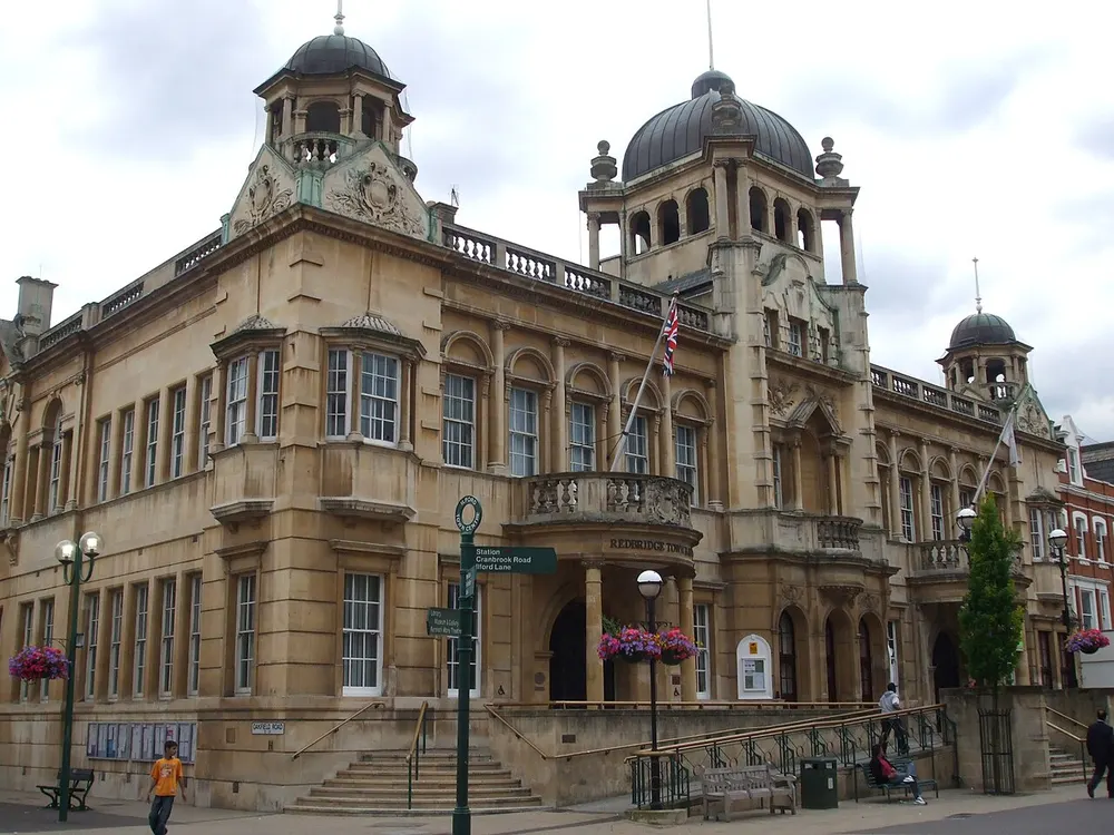 Redbridge Town Hall, the local landmark of IG1