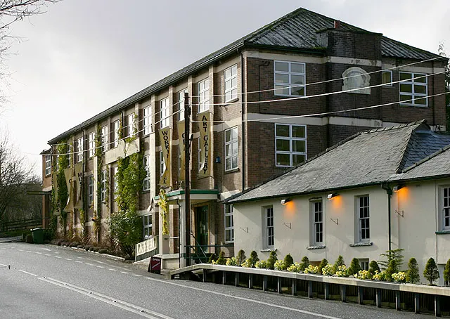 Cambrian Woollen Mill, the local landmark of LD5