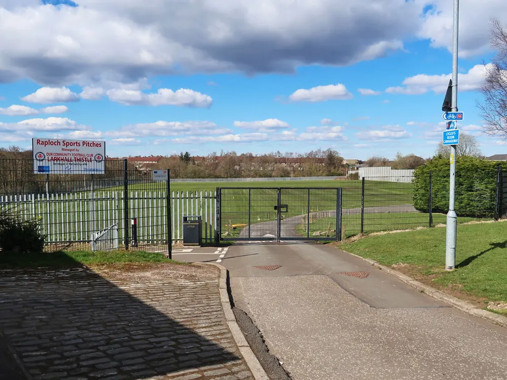 Raploch Park, the local landmark of ML9