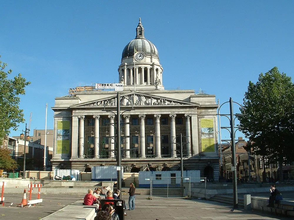 Nottingham Council House, the local landmark of NG1
