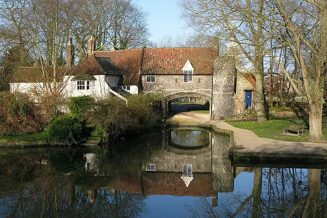 Pulls Ferry, Norwich, the local landmark of NR1