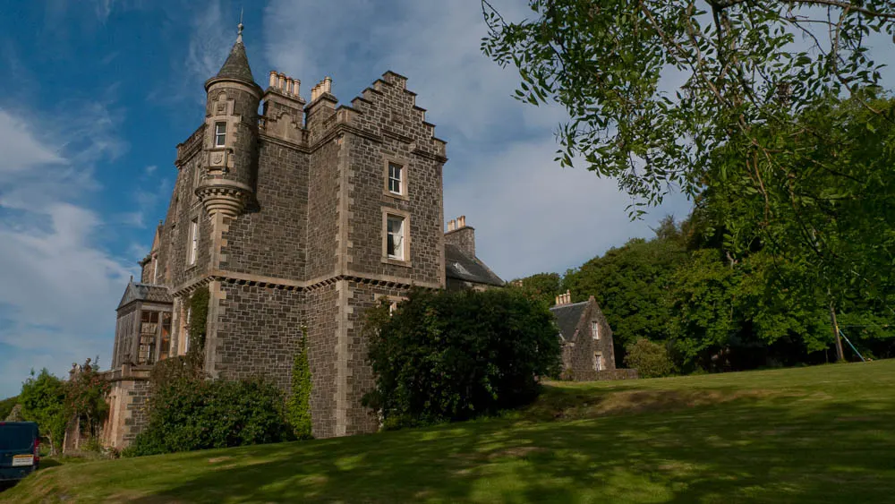 Torloisk House, the local landmark of PA74