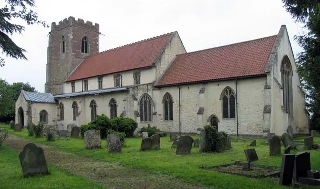 St Mary the Virgin's Church, Wiggenhall, the local landmark of PE34