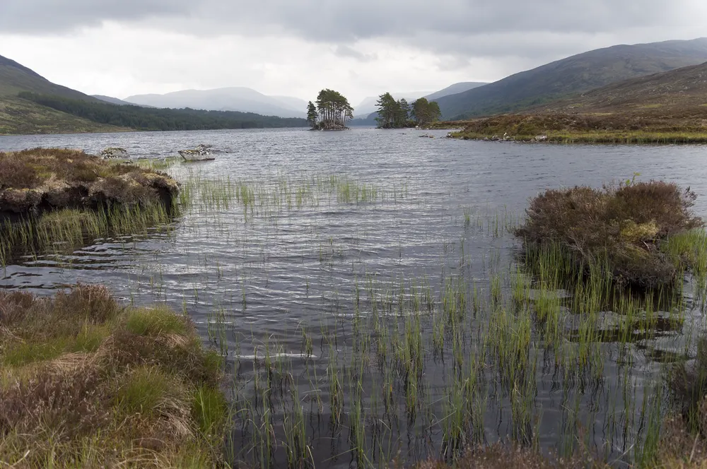Loch Ossian, the local landmark of PH30