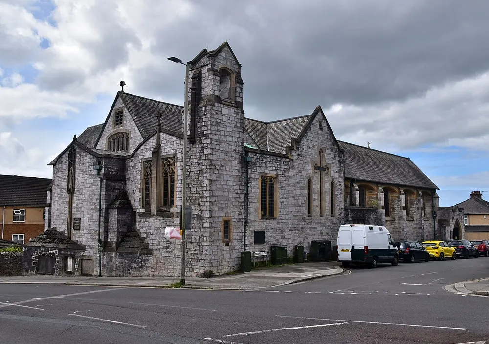 St Gabriel's Church, Peverell, the local landmark of PL3