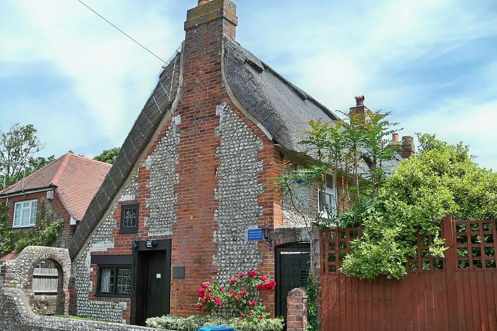 Blake's Cottage, the local landmark of PO22