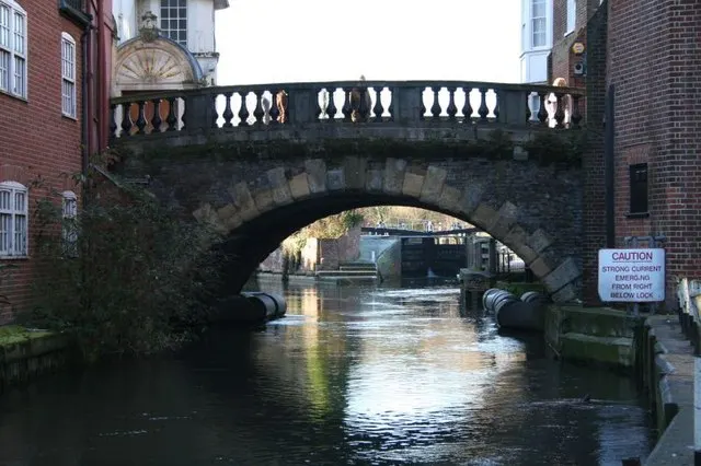 Newbury Bridge, the local landmark of RG14
