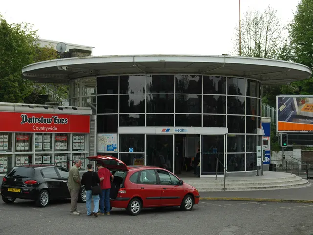 Redhill railway station, the local landmark of RH1
