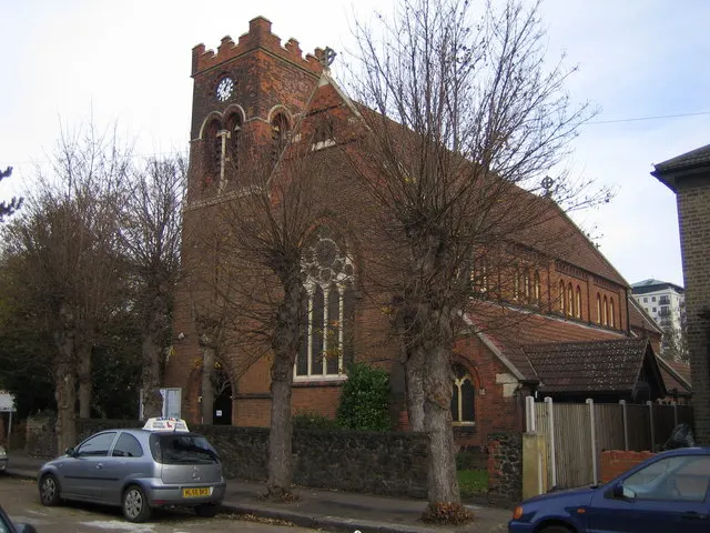 St Chad's Church, Chadwell Heath, the local landmark of RM6