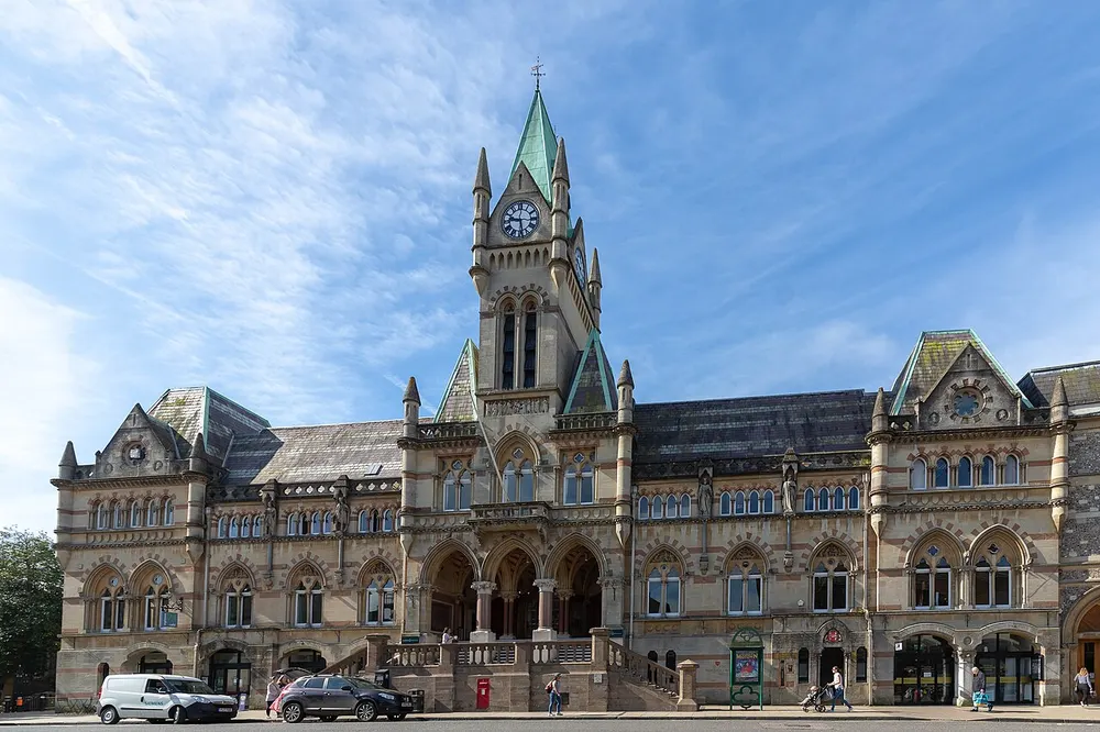 Winchester Guildhall, the local landmark of SO23