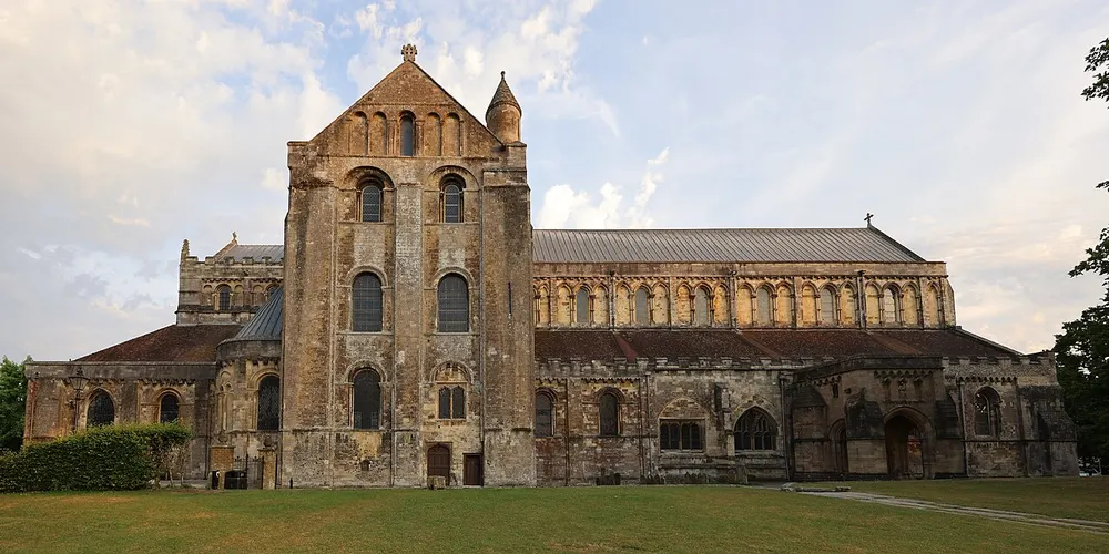Romsey Abbey, the local landmark of SO51