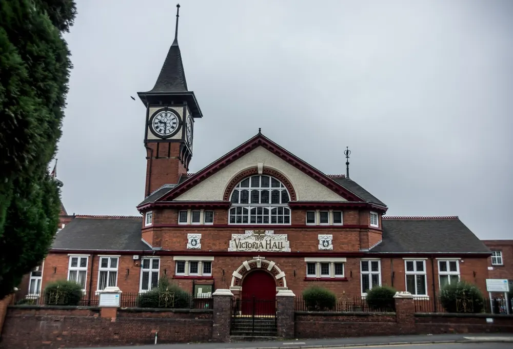 Kidsgrove Town Hall, the local landmark of ST7