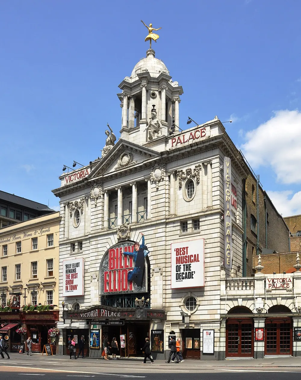 Victoria Palace Theatre, the local landmark of SW1E
