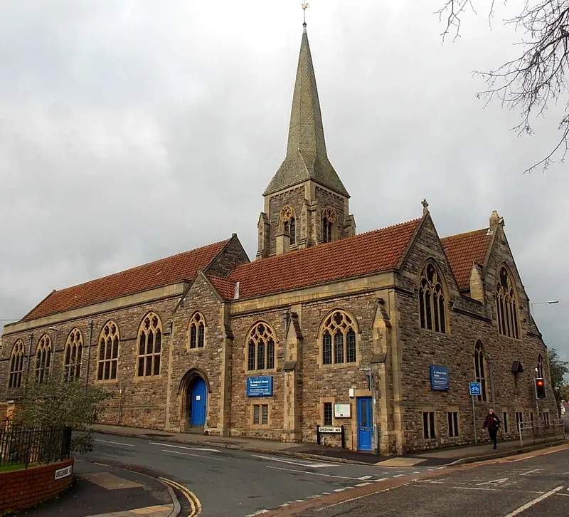 St Andrew's Church, Taunton, the local landmark of TA2