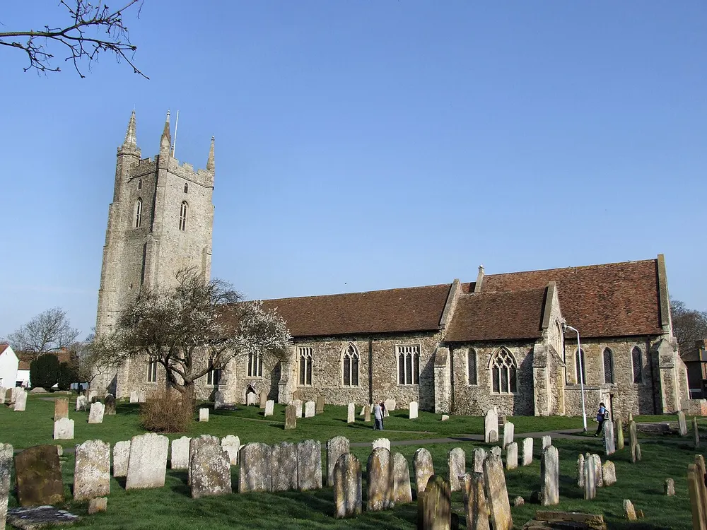 All Saints Church, Lydd, the local landmark of TN29