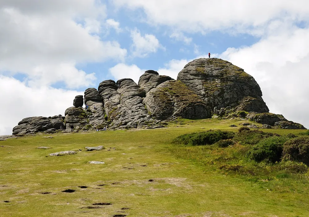 Haytor, the local landmark of TQ13