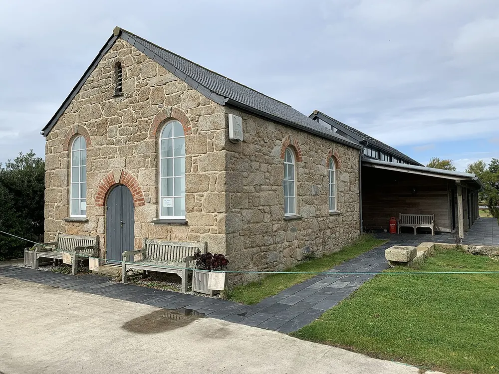 Bible Christian Chapel, St Agnes, Isles of Scilly, the local landmark of TR22
