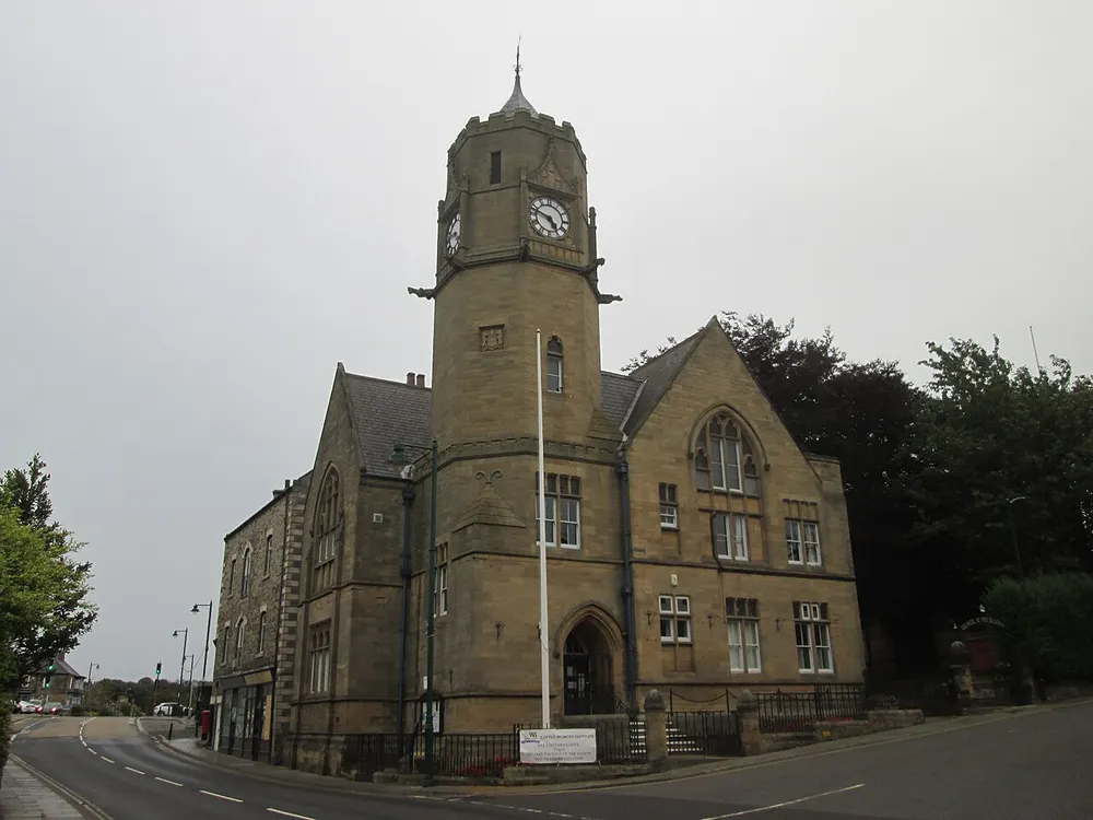 Loftus Town Hall, the local landmark of TS13
