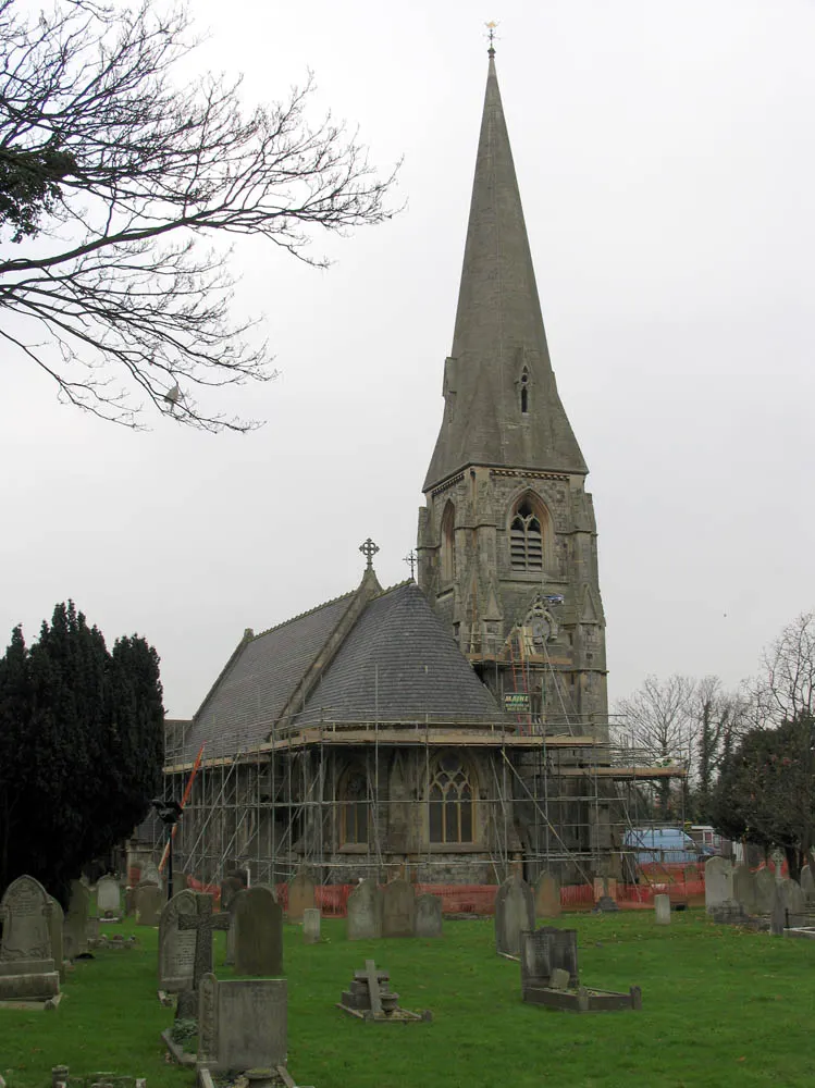 St George's Church, Hanworth, the local landmark of TW13