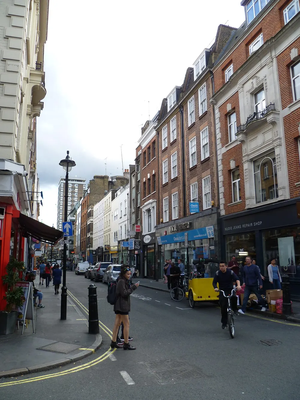 Berwick Street, the local landmark of W1F