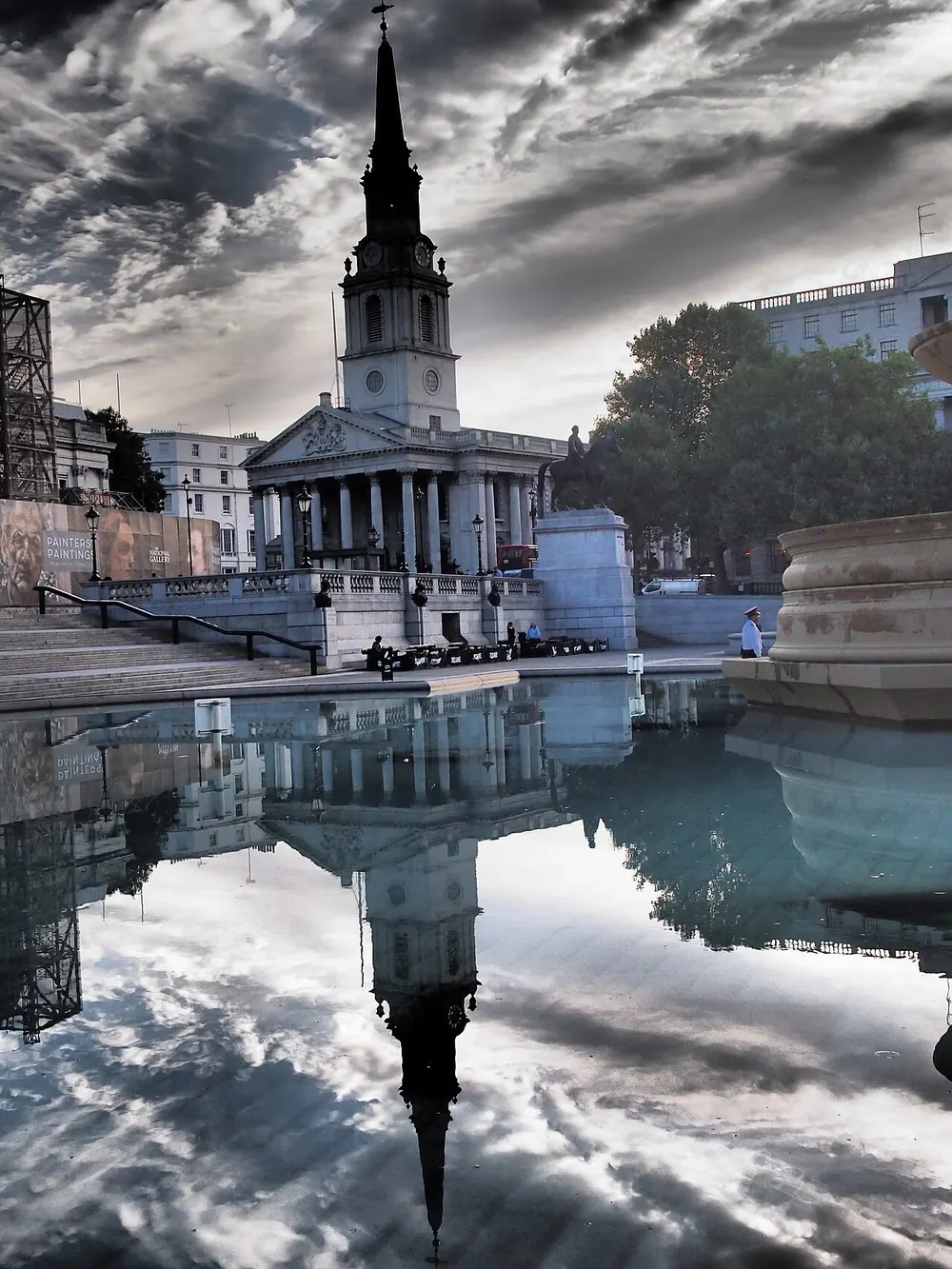 St Martin-in-the-Fields, the local landmark of WC2N