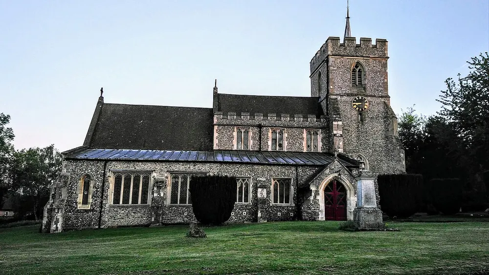 All Saints' Church, Kings Langley, the local landmark of WD4