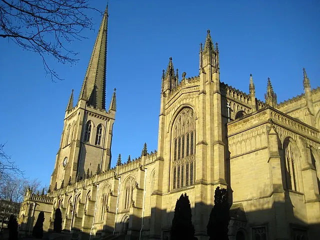 Wakefield Cathedral, the local landmark of WF1