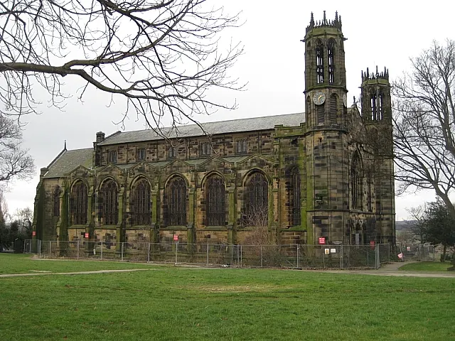 St Peter's Church, Stanley, West Yorkshire, the local landmark of WF3