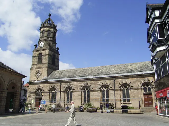St Giles' Church, Pontefract, the local landmark of WF8