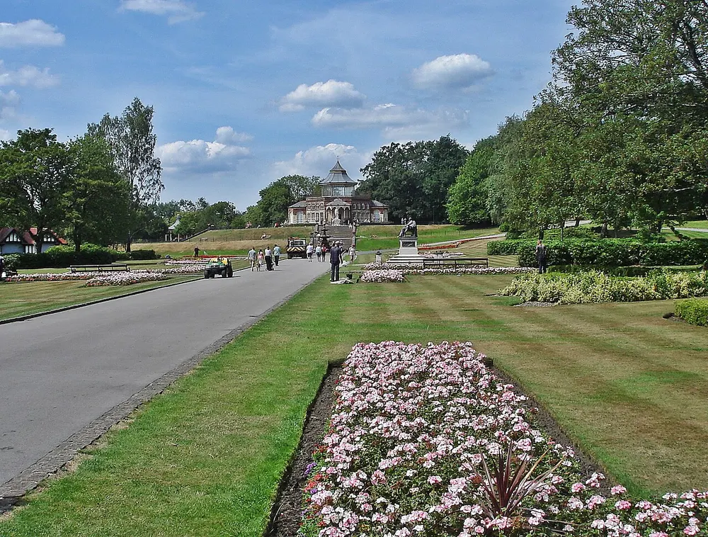 Mesnes Park, Wigan, the local landmark of WN1